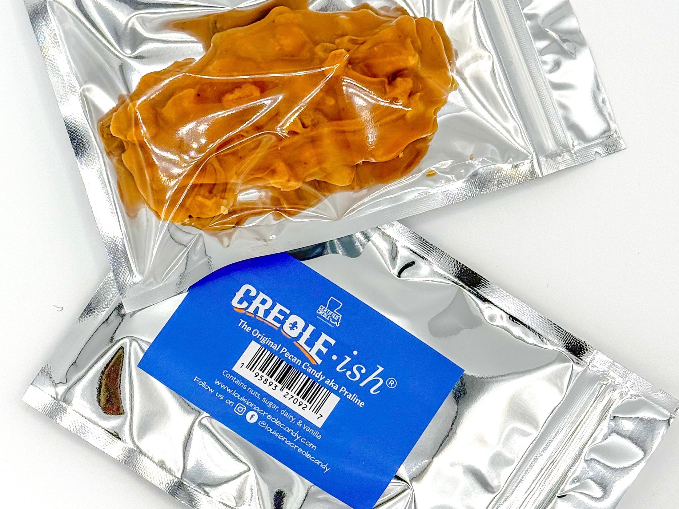 Large Original Creole•ish Pecan Candy 6-Pack - louisianacreolecandy