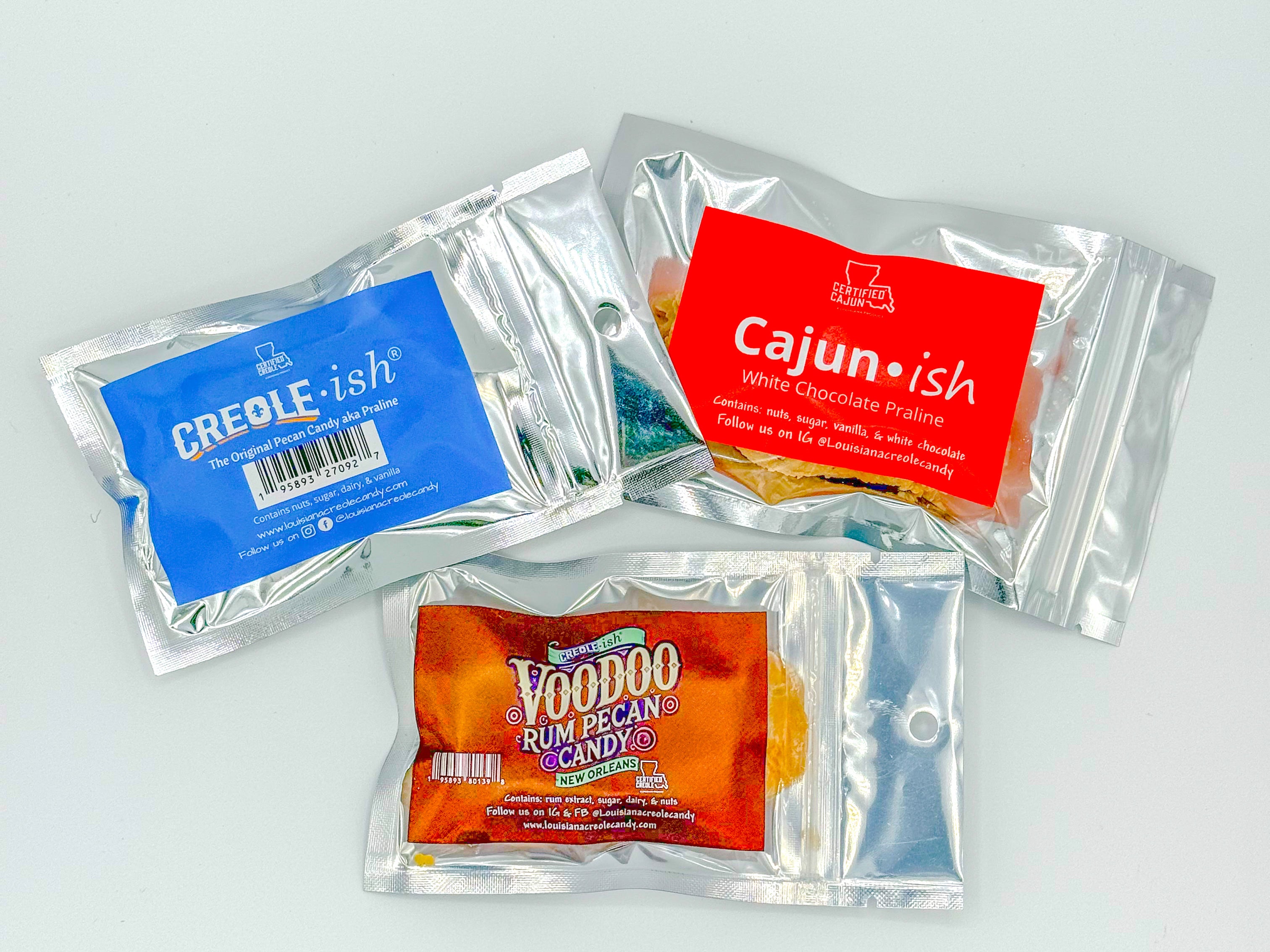 Creole-ish x Cajun-ish 
Variety 6 Pack - louisianacreolecandy